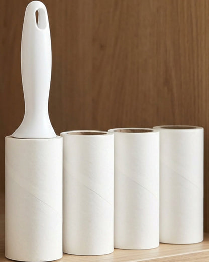 Terraza Adhesive Lint Roller 10 cm with 3 Refills White - Lifestyle view