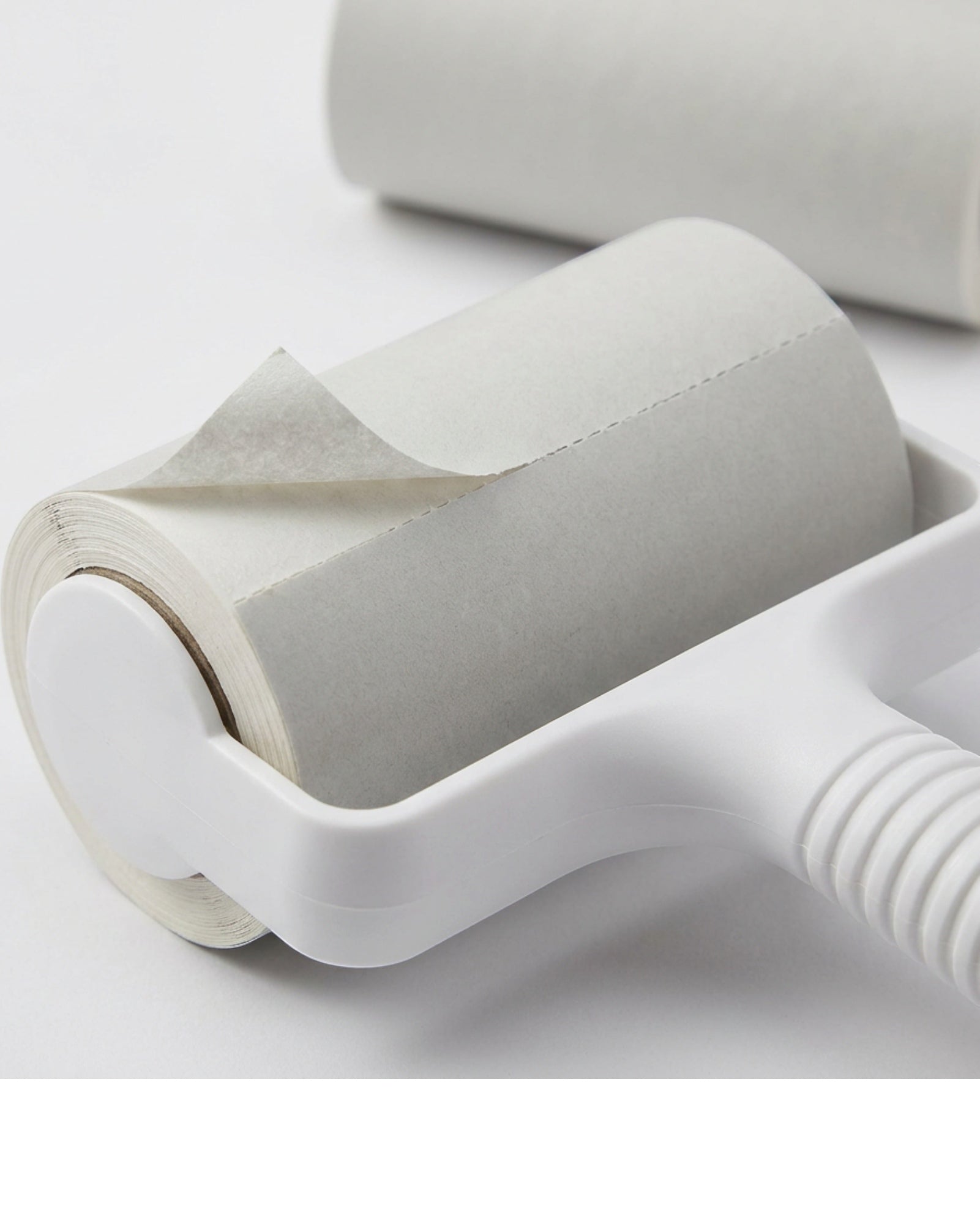 Terraza Lint Roller White 60 Sheet with Refill 2 Pack