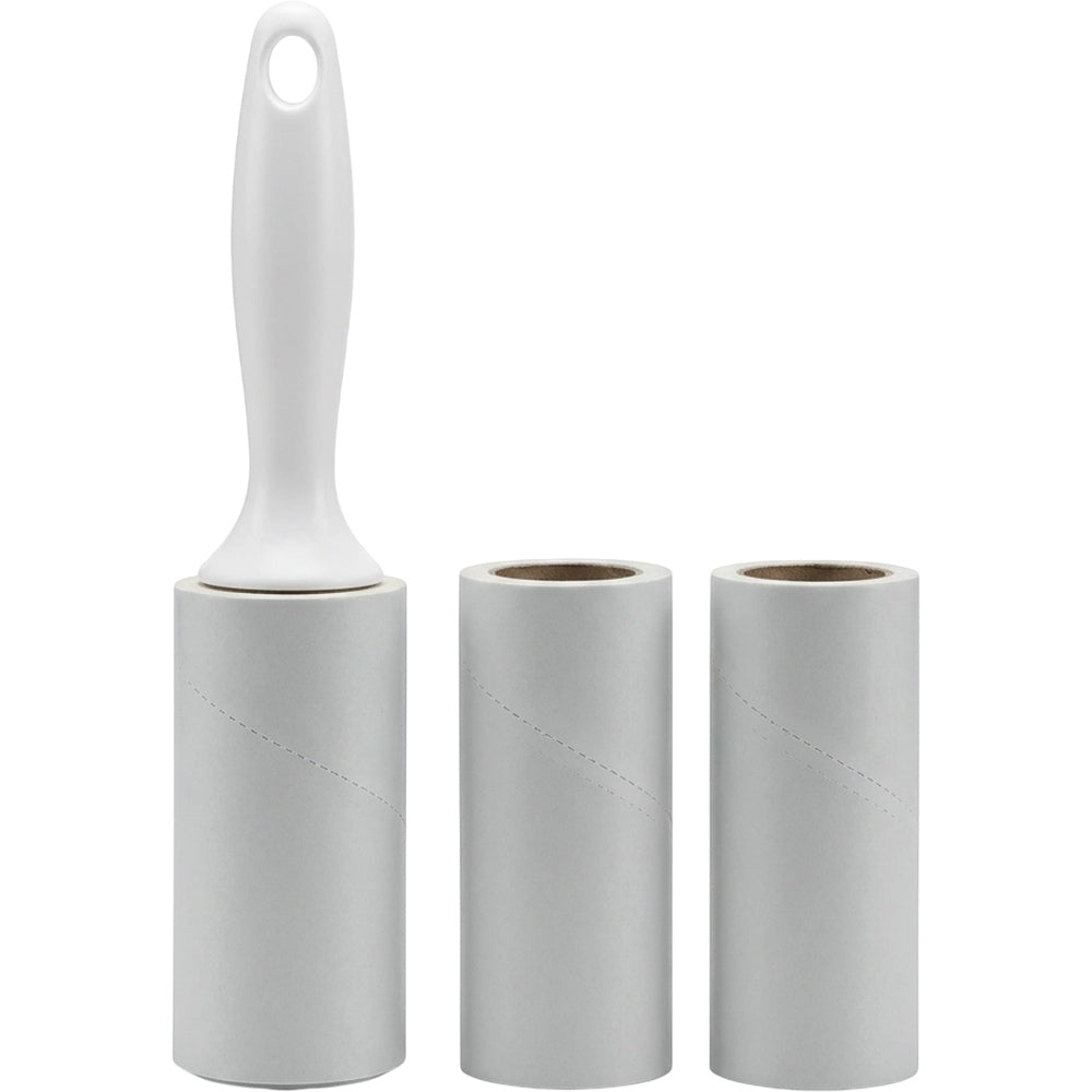 Terraza Lint Roller White 60 Sheet with Refill 2 Pack